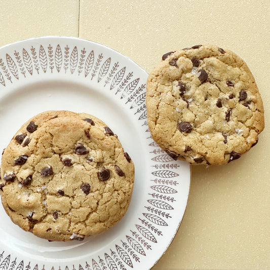 Salted Chocolate Chip Cookies